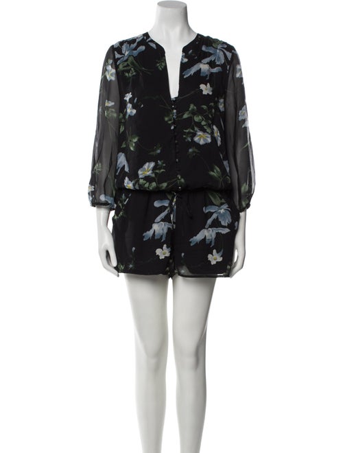 Joie Silk Floral Print Romper