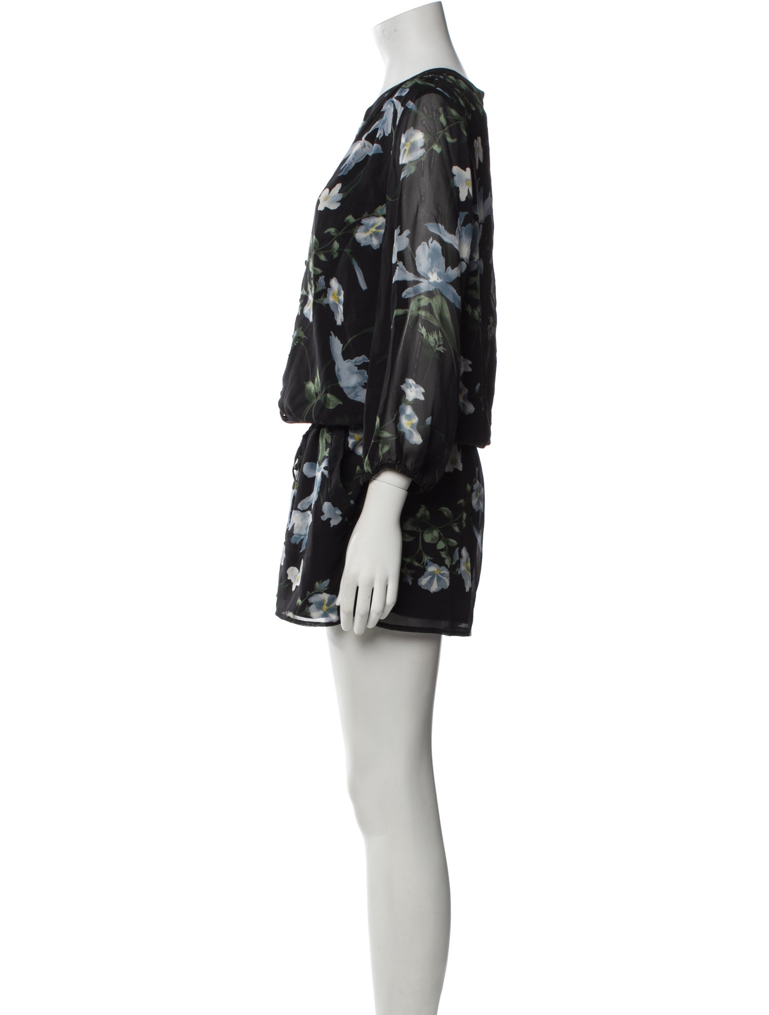 Joie Silk Floral Print Romper