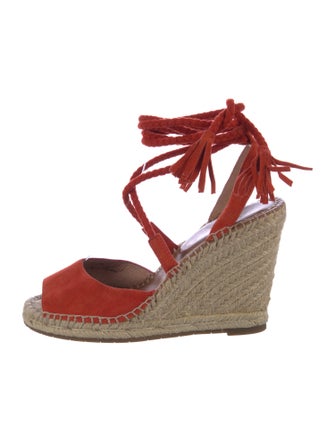 Joie Suede Whipstitch Trim Pumps