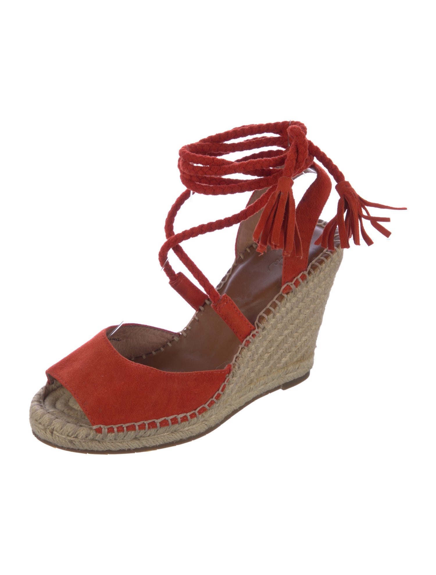 Joie Suede Whipstitch Trim Pumps