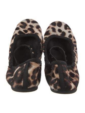Joie Ponyhair Animal Print Mary Jane Flats