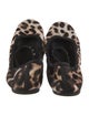 Joie Ponyhair Animal Print Mary Jane Flats