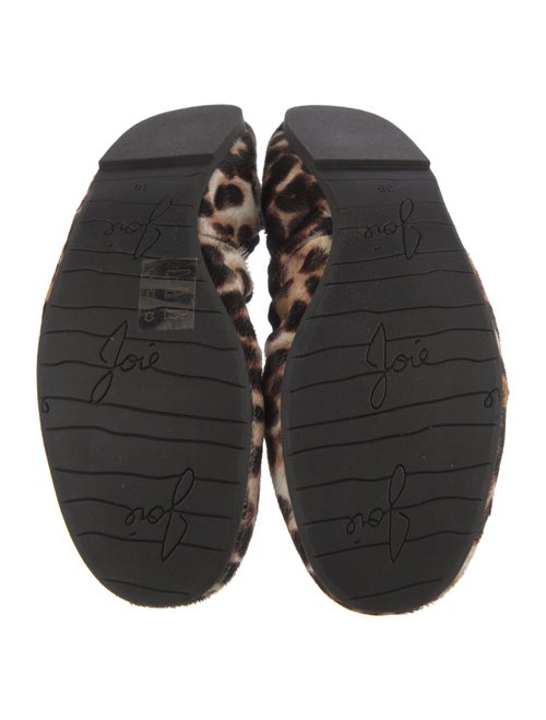 Joie Ponyhair Animal Print Mary Jane Flats