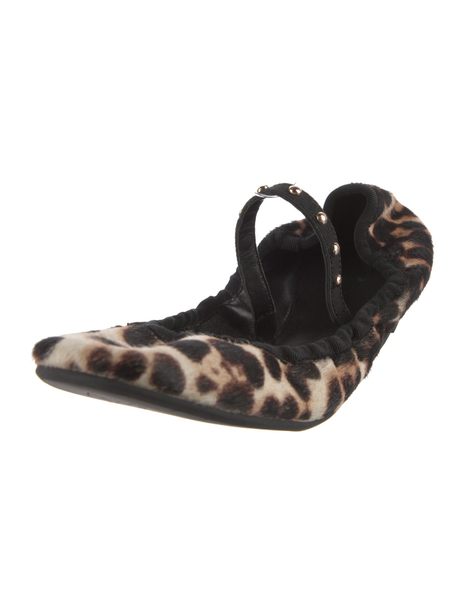Joie Ponyhair Animal Print Ballet Flats