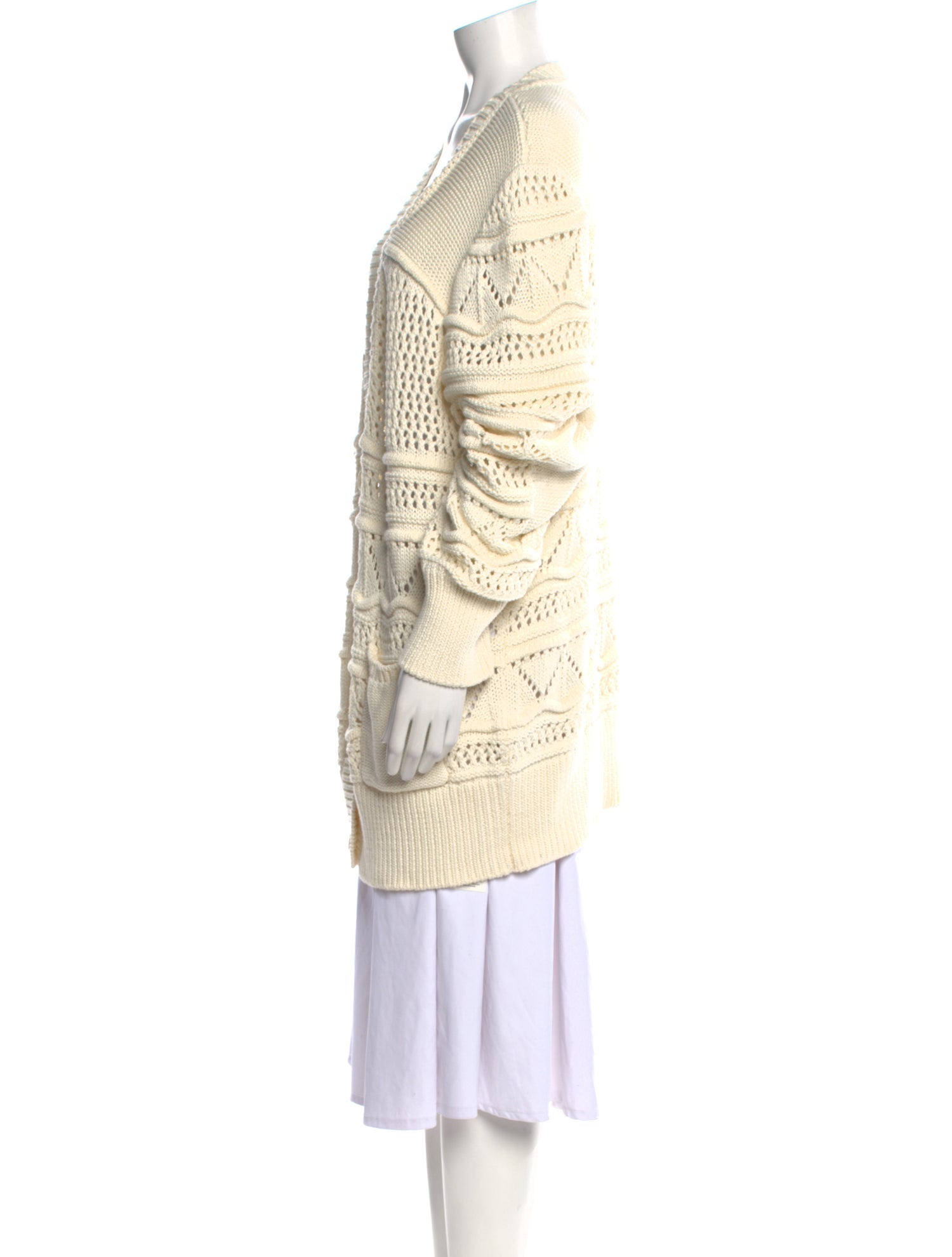 Joie Patterned V-Neck Sweater