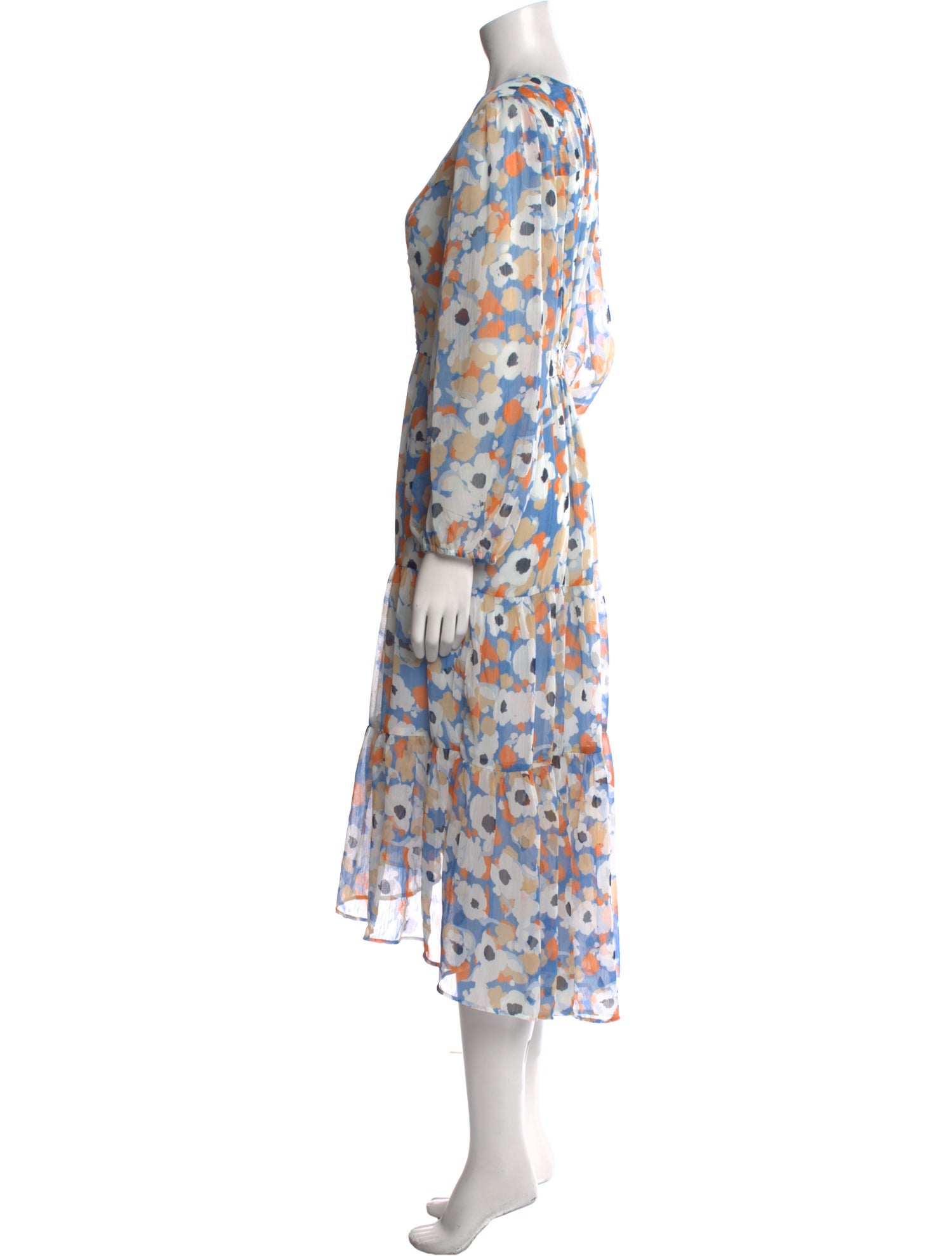 Joie Floral Print Long Dress