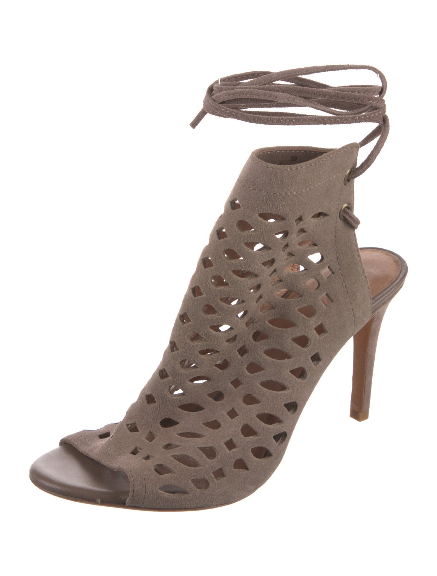 Joie Suede Cutout Accent Gladiator Sandals