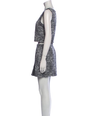 Joie Tweed Pattern Skirt Set