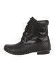 Joie Patent Leather Combat Boots
