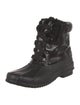 Joie Patent Leather Combat Boots