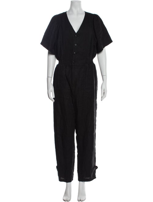 Joie Linen V-Neck Jumpsuit
