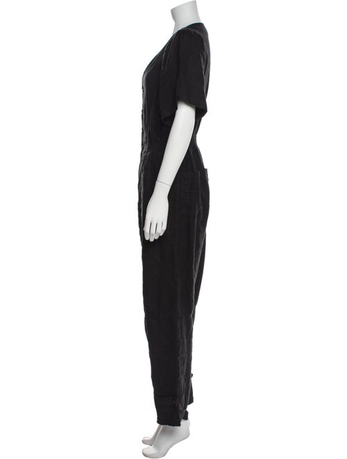 Joie Linen V-Neck Jumpsuit