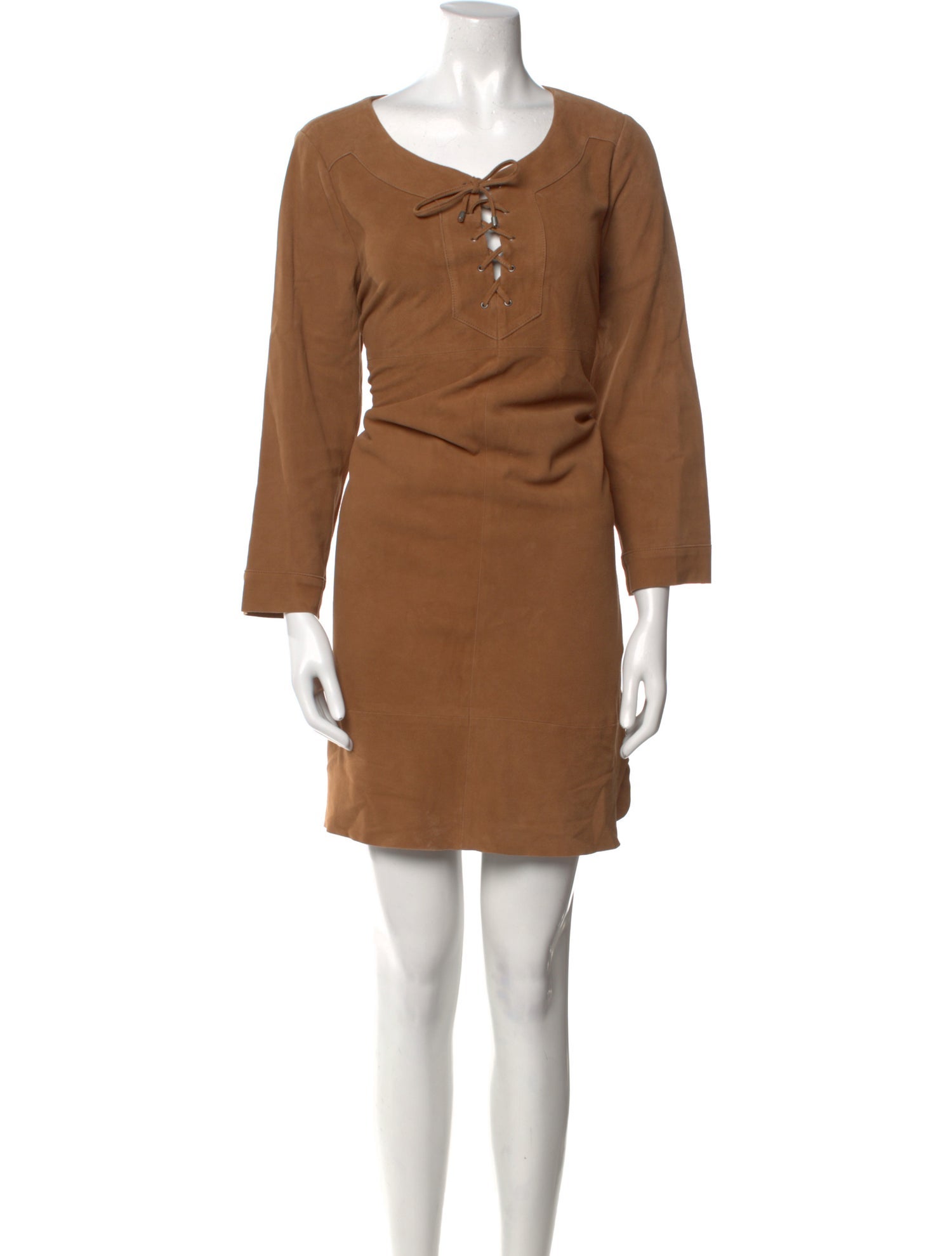 Joie Goat Leather Mini Dress w/ Tags