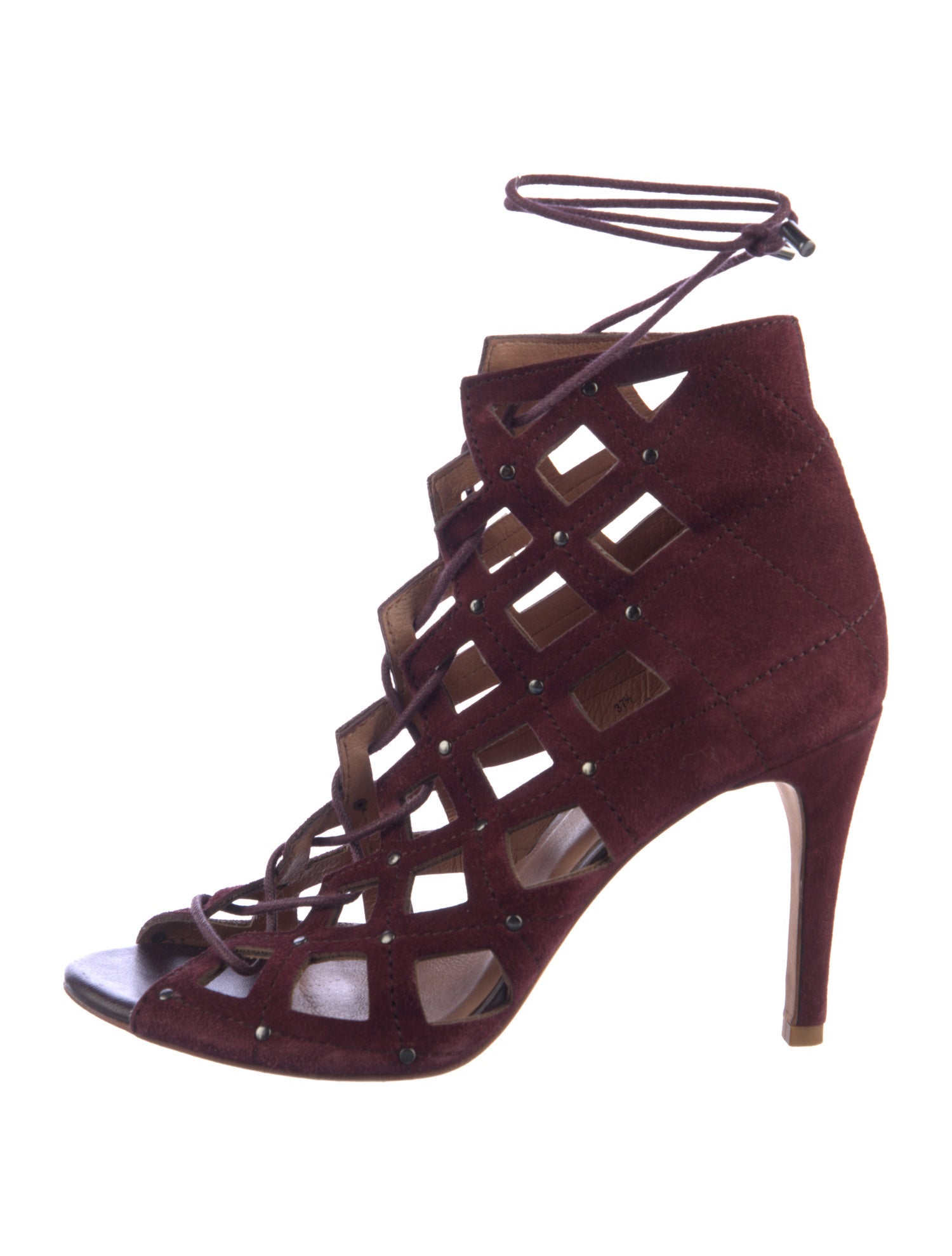 Joie Suede Studded Accents Sandals