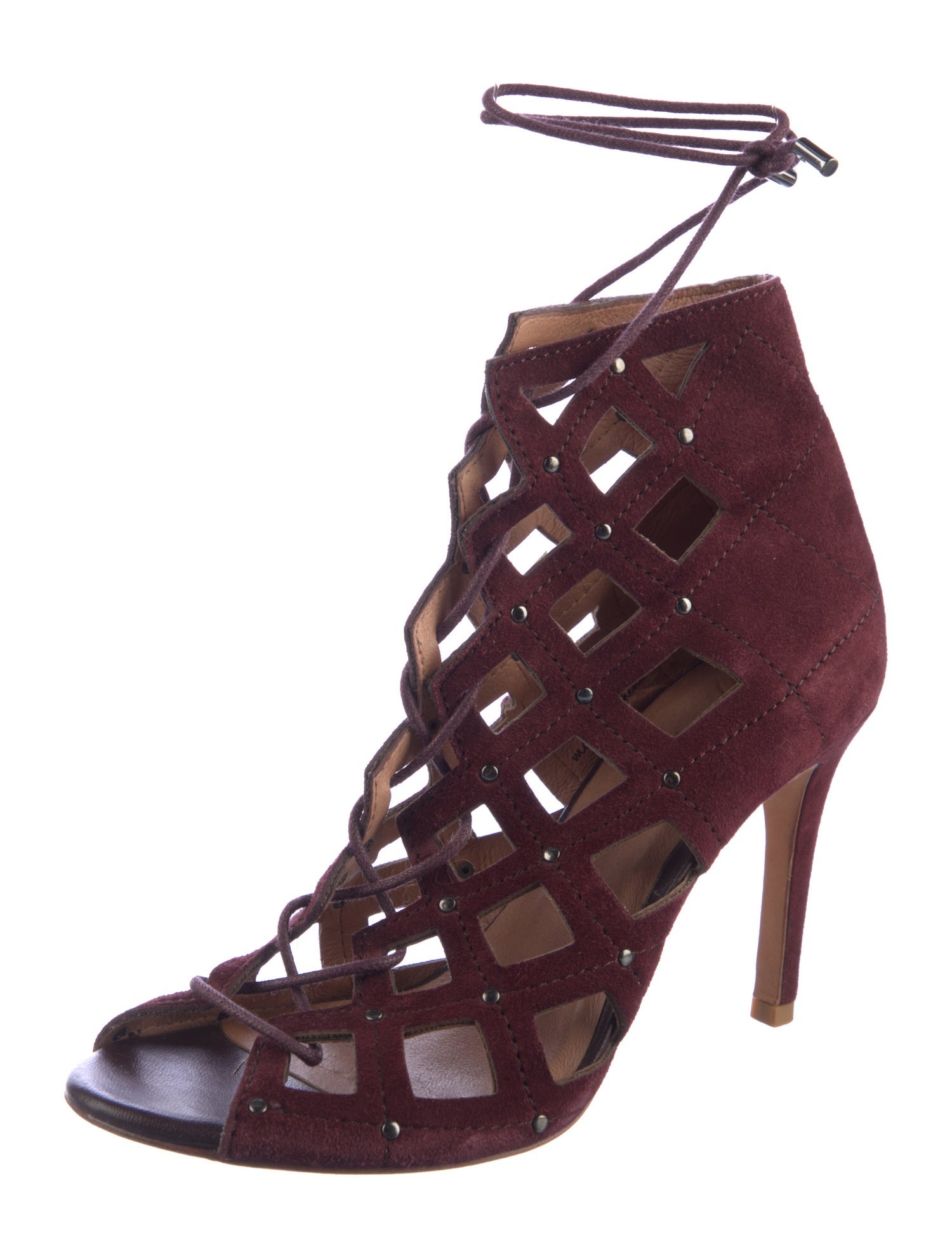 Joie Suede Studded Accents Sandals