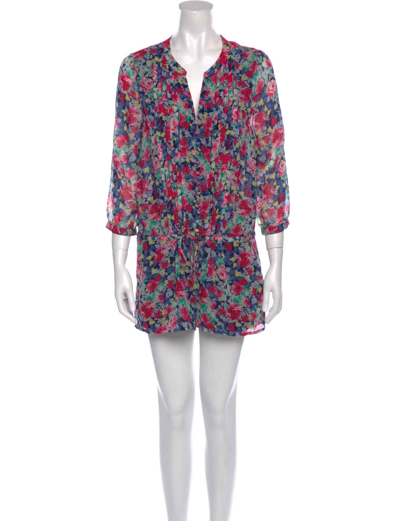 Joie Silk Floral Print Romper
