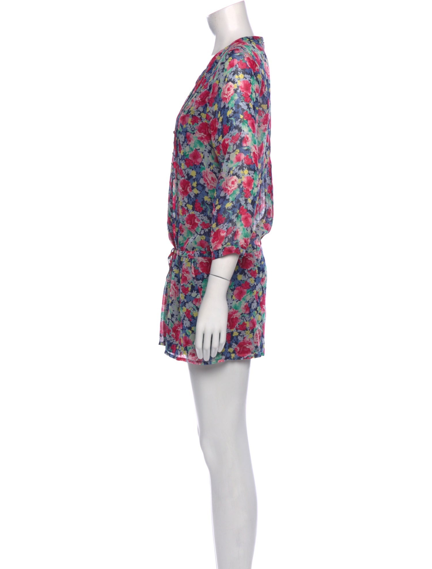 Joie Silk Floral Print Romper
