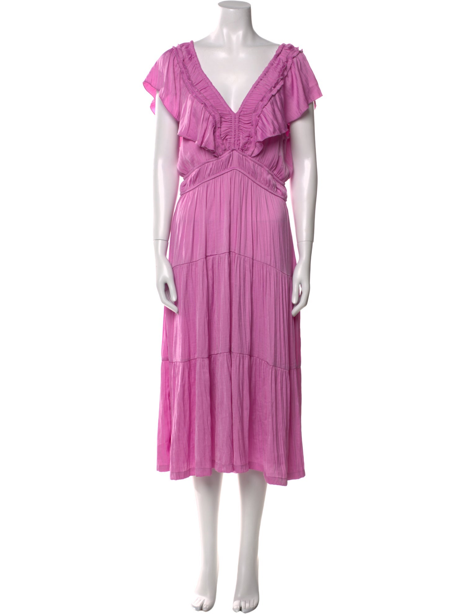 Joie V-Neck Midi Length Dress w/ Tags