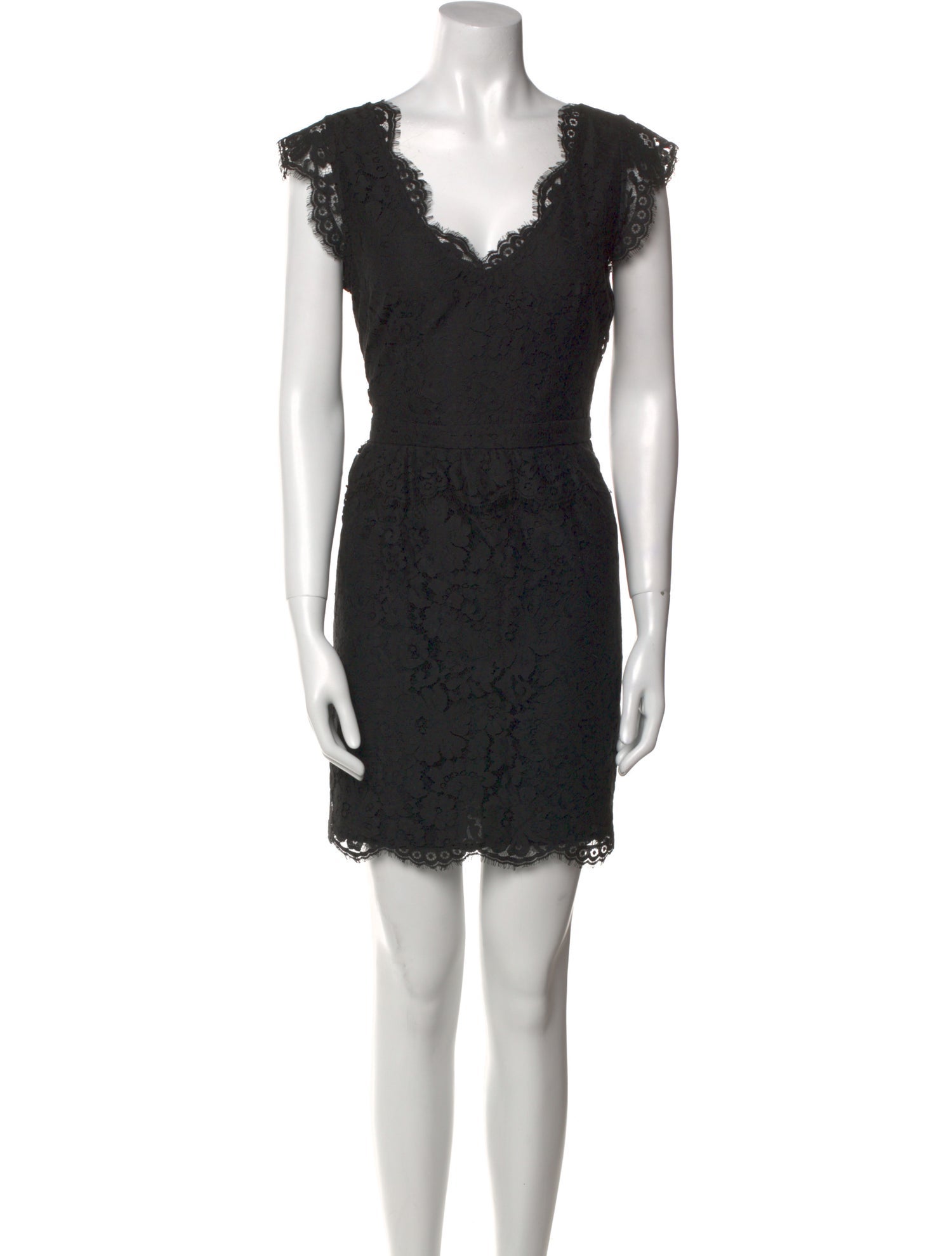 Joie Lace Pattern Mini Dress