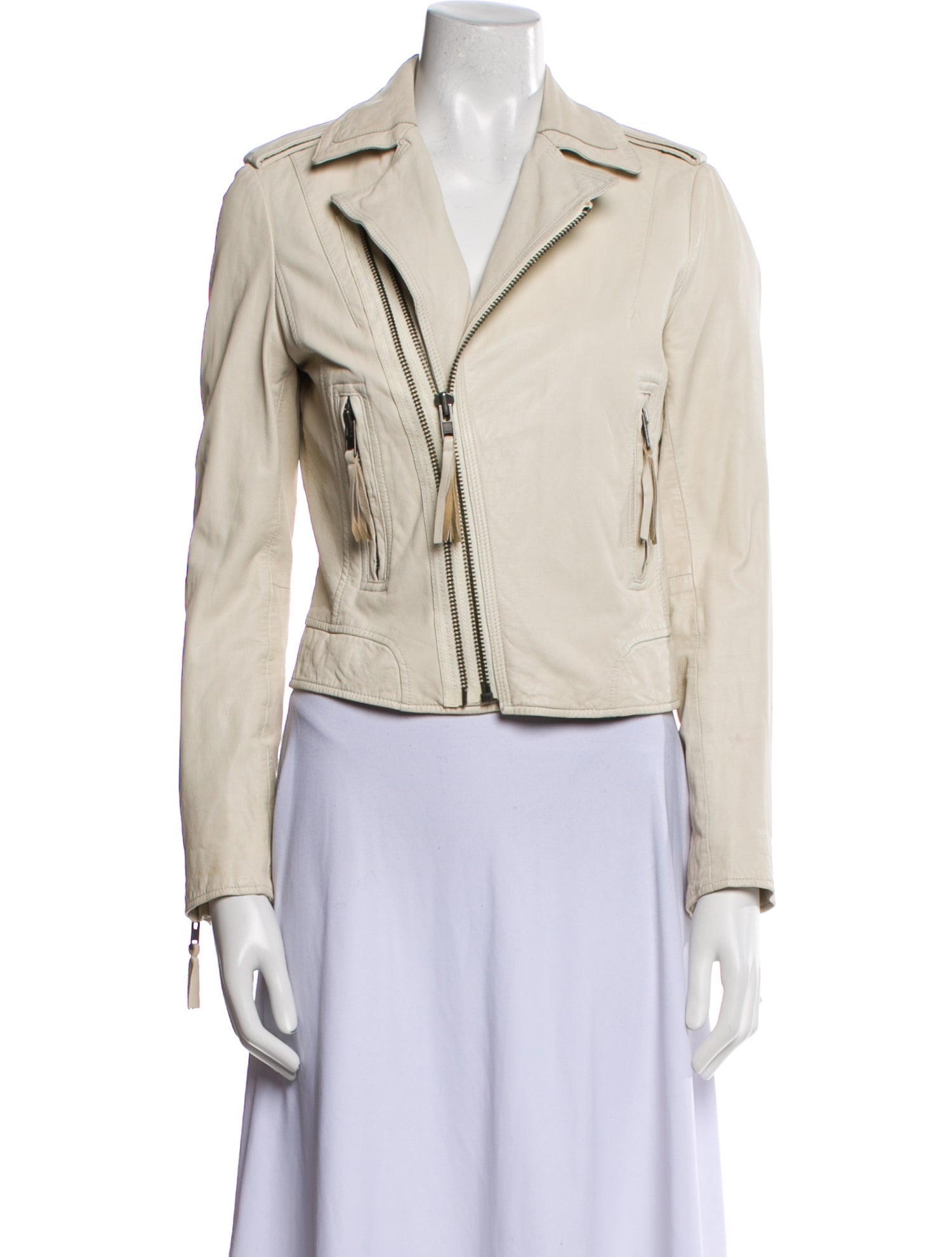 Joie Lamb Leather Biker Jacket