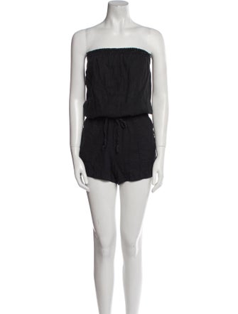 Joie Linen Strapless Romper
