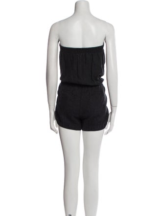Joie Linen Strapless Romper