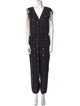 Joie Printed V-Neck Jumpsuit