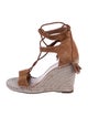 Joie Suede Tassel Accents Espadrilles