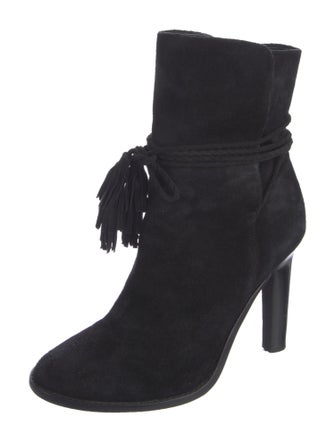 Joie Suede Tassel Accents Boots