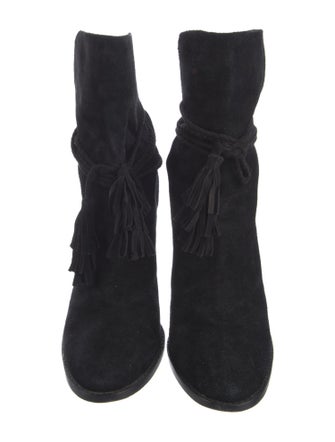 Joie Suede Tassel Accents Boots