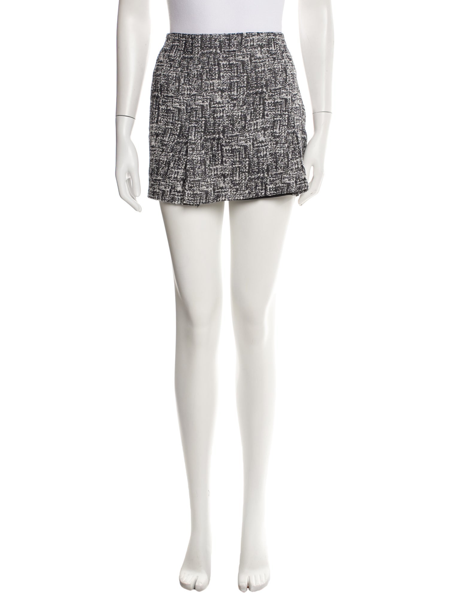 Joie Tweed Pattern Mini Skirt