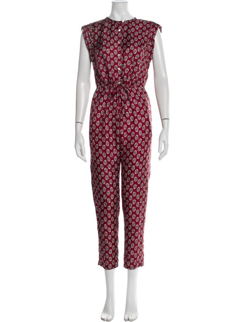 Joie Silk Printed Jumpsuit