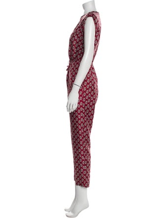 Joie Silk Printed Jumpsuit