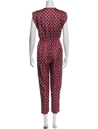 Joie Silk Printed Jumpsuit