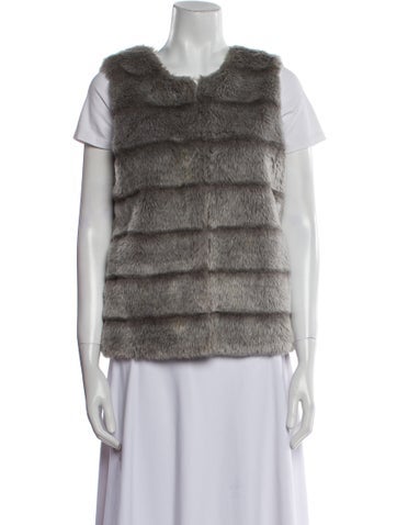 Joie Jackets Faux Fur Vest XS