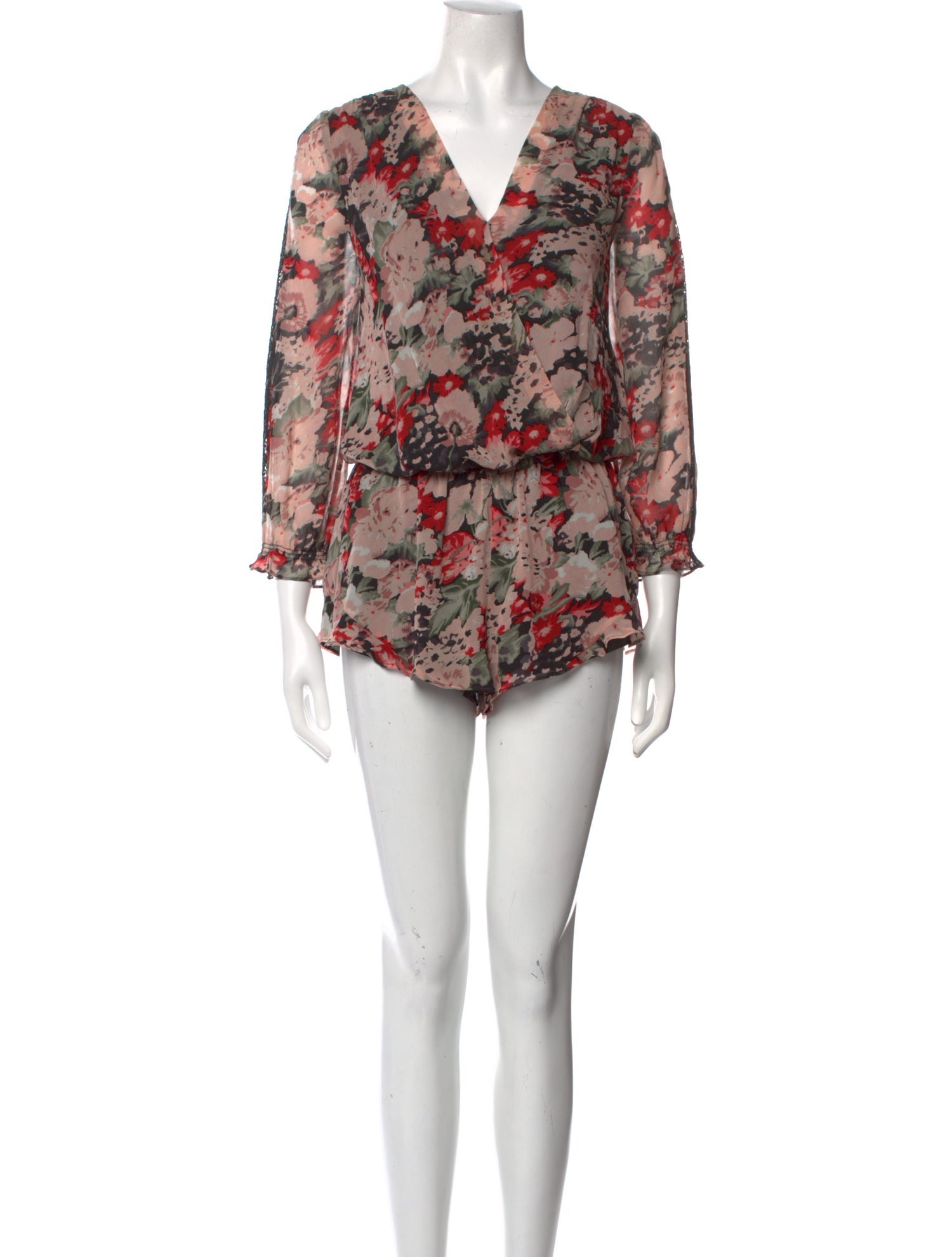 Joie Silk Floral Print Romper