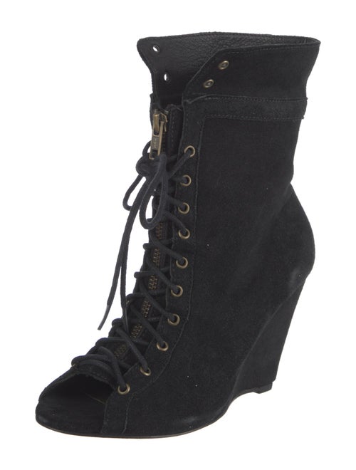 Joie Suede Lace-Up Boots