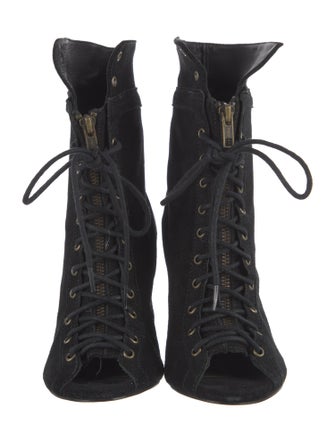 Joie Suede Lace-Up Boots