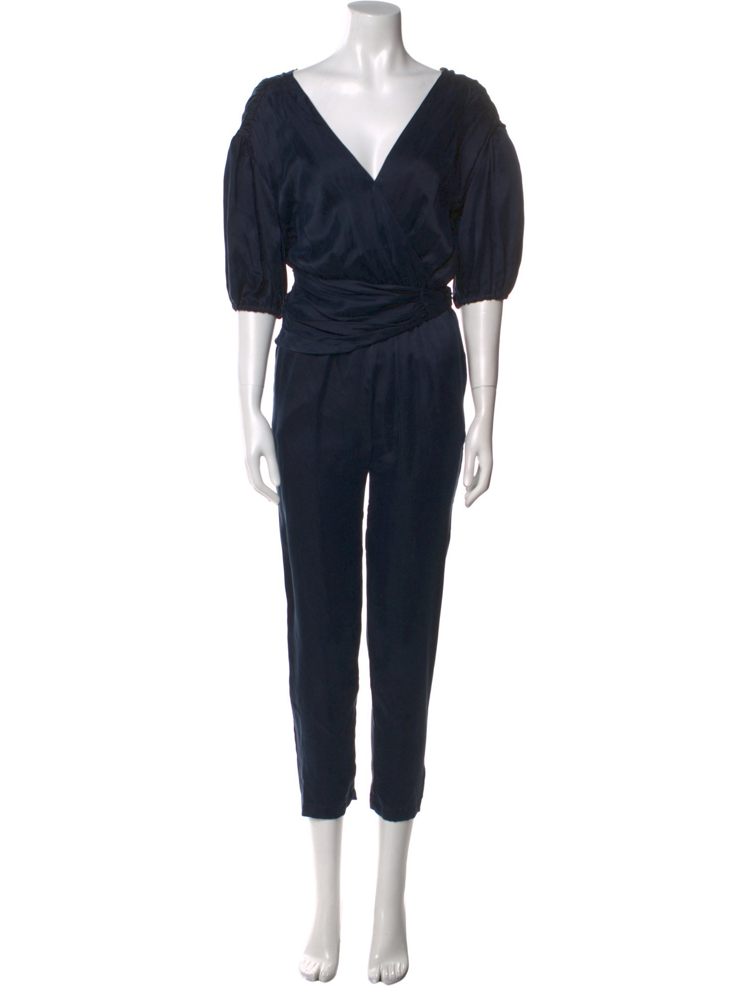 Joie Silk V-Neck Jumpsuit