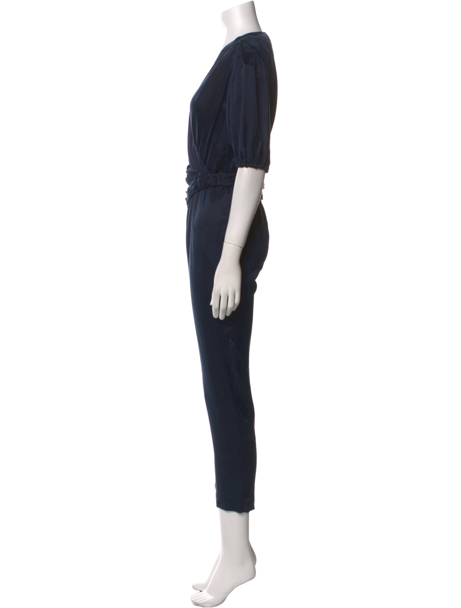 Joie Silk V-Neck Jumpsuit