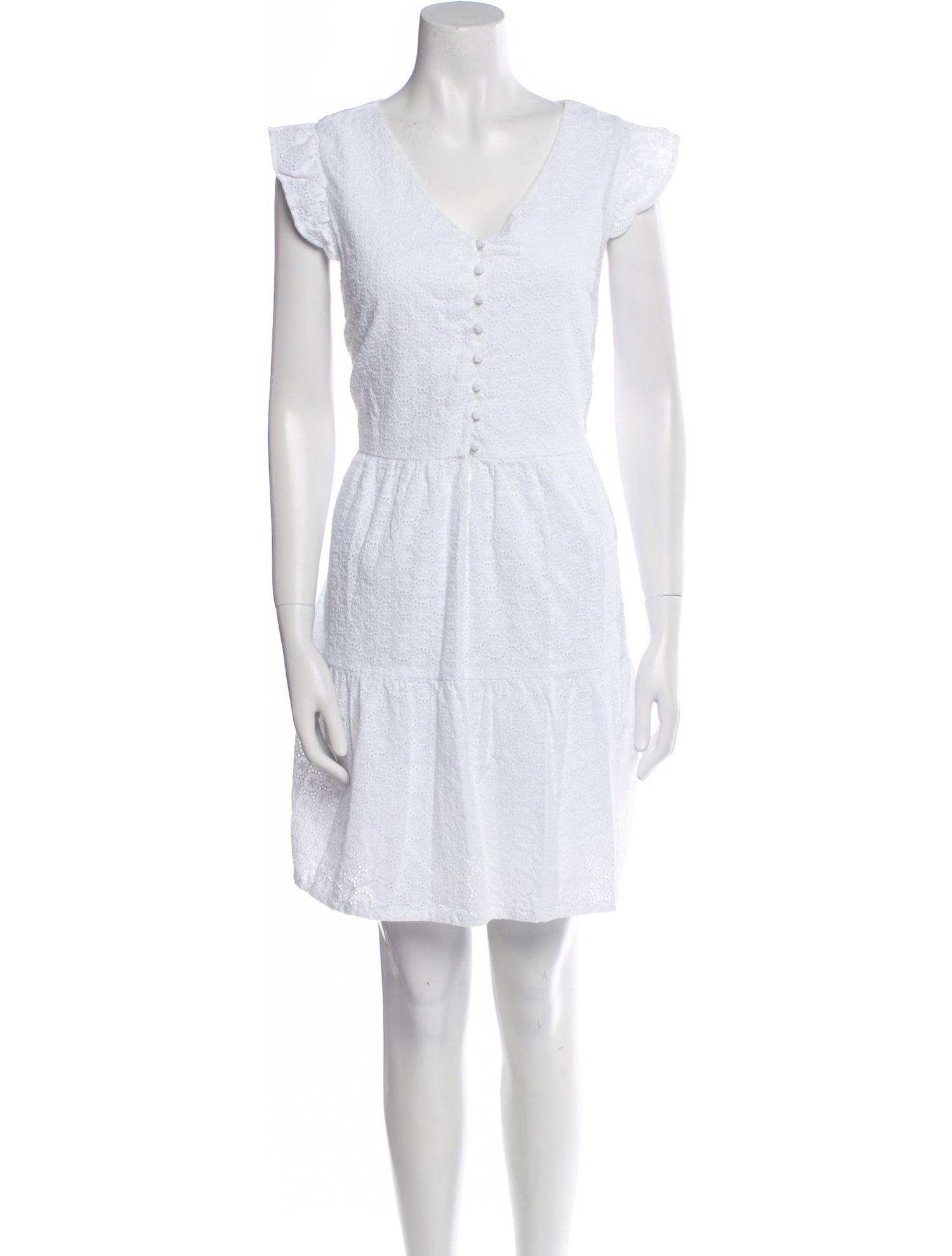 Joie V-Neck Mini Dress