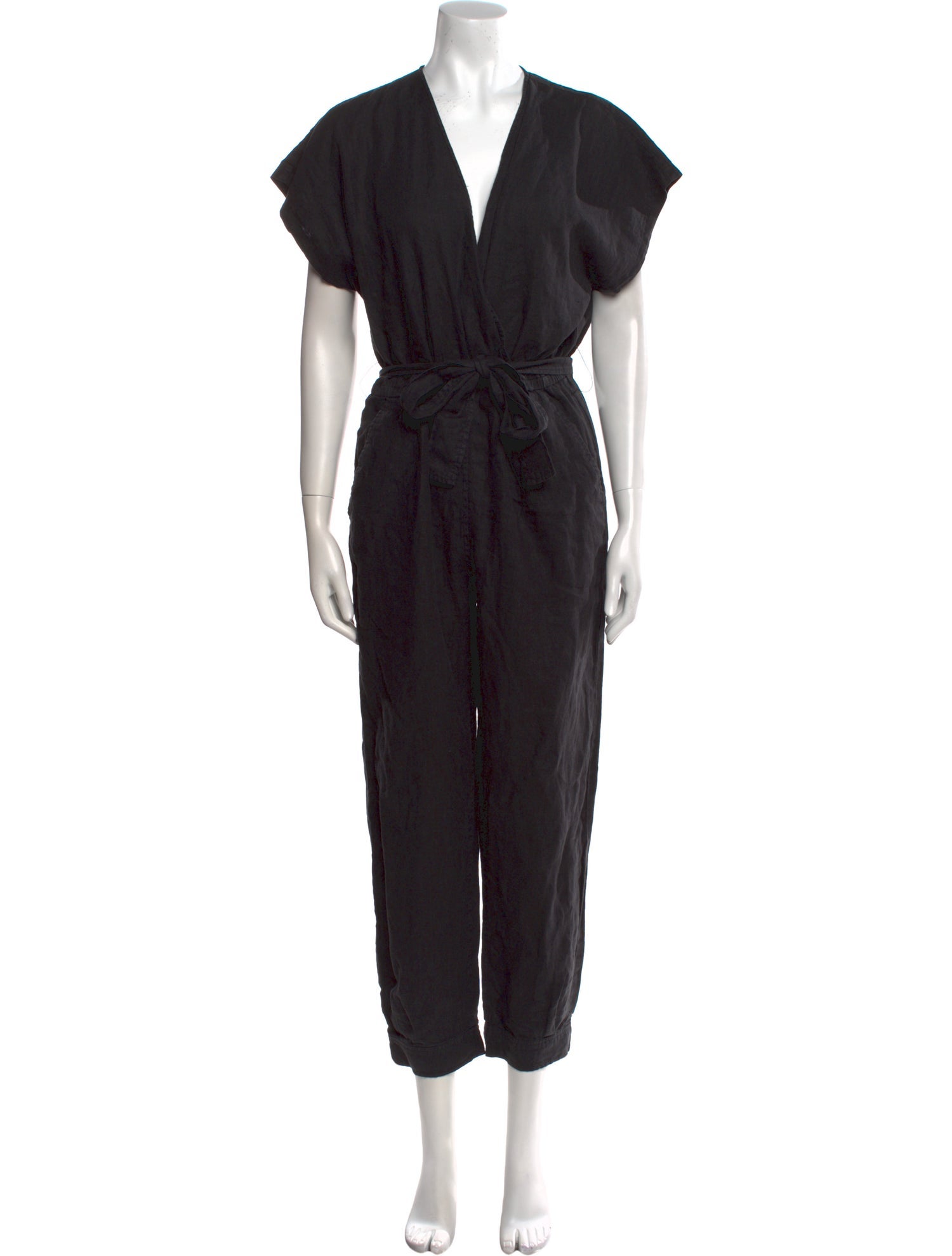 Joie Linen V-Neck Jumpsuit w/ Tags