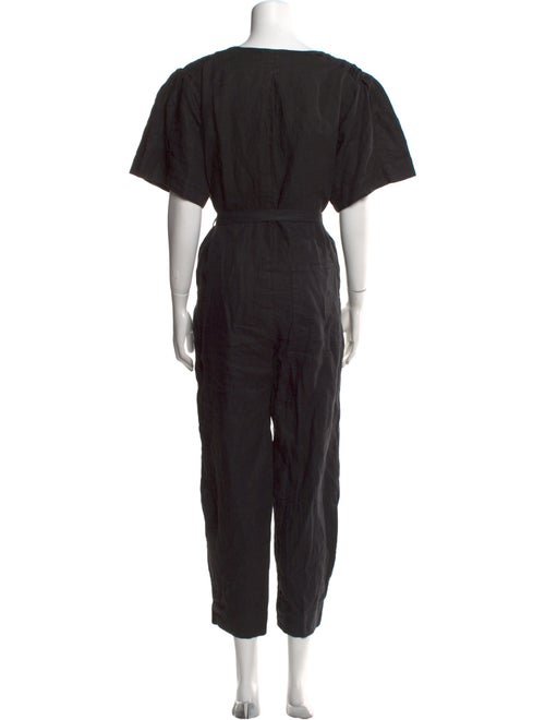 Joie Linen Square Neckline Jumpsuit