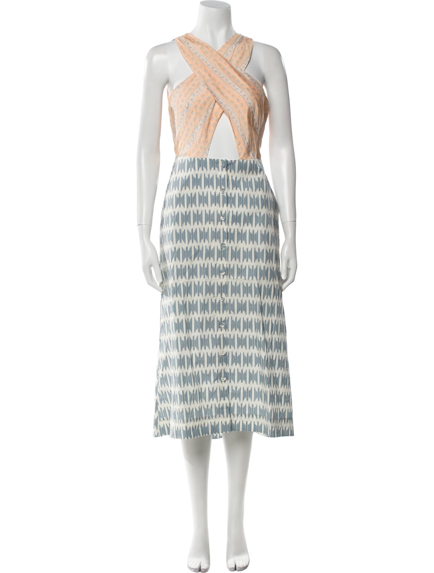 Joie Printed Long Dress w/ Tags