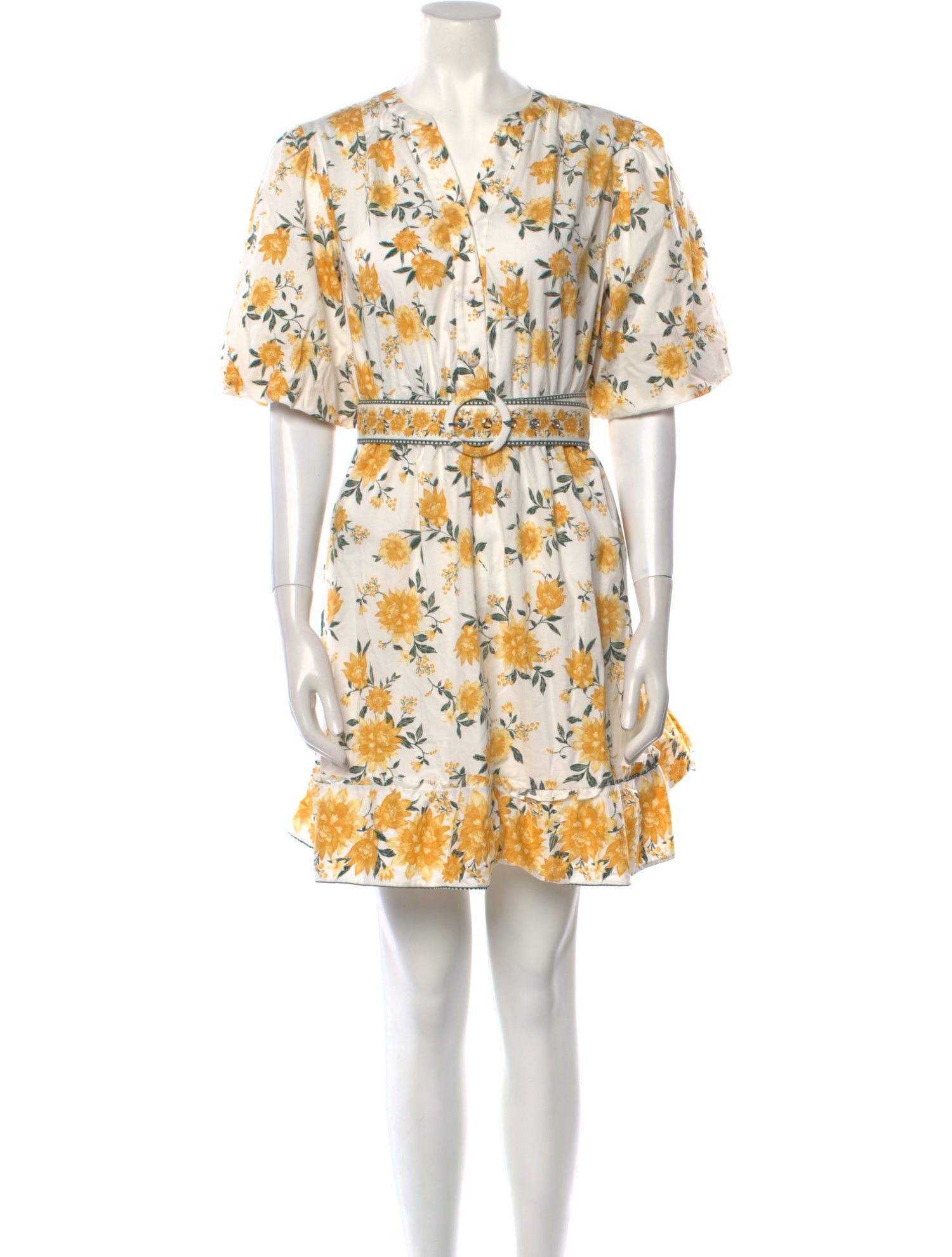 Joie Floral Print Mini Dress