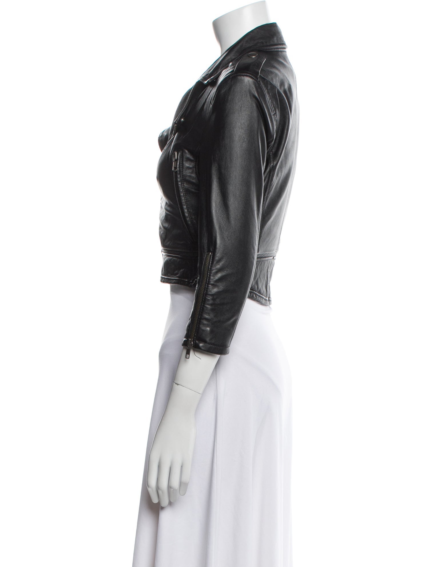 Joie Lamb Leather Biker Jacket