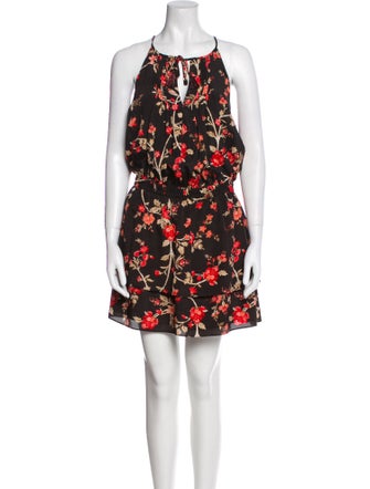 Joie Floral Print Mini Dress