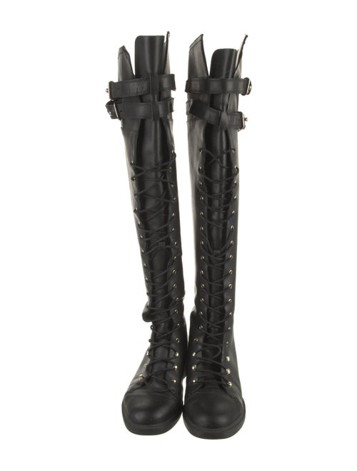 Joie Leather Lace-Up Boots