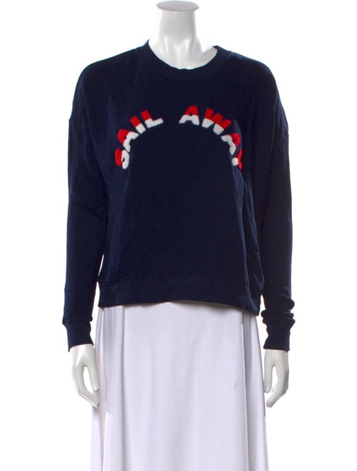 Joie Graphic Print Crew Neck Sweater