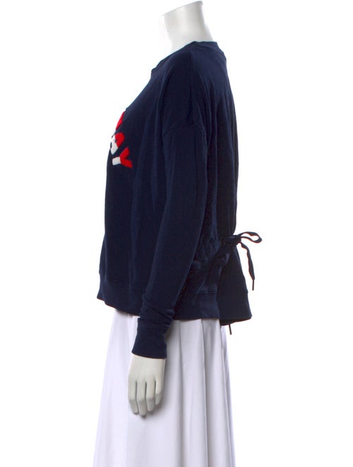 Joie Graphic Print Crew Neck Sweater